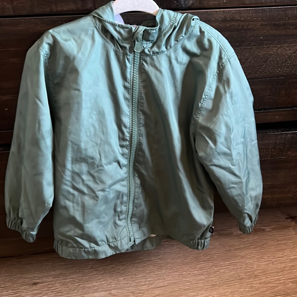Gap green windbreaker jacket
